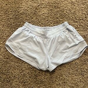 Lululemon Light Blue Hotty Hot Shorts